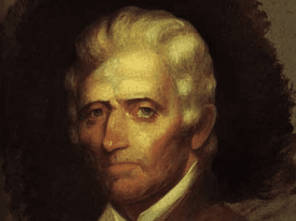 Portrait: Daniel Boone, by Chester Harding, June 1820. Credit: Massachusetts Historical Society; Wikimedia Commons.