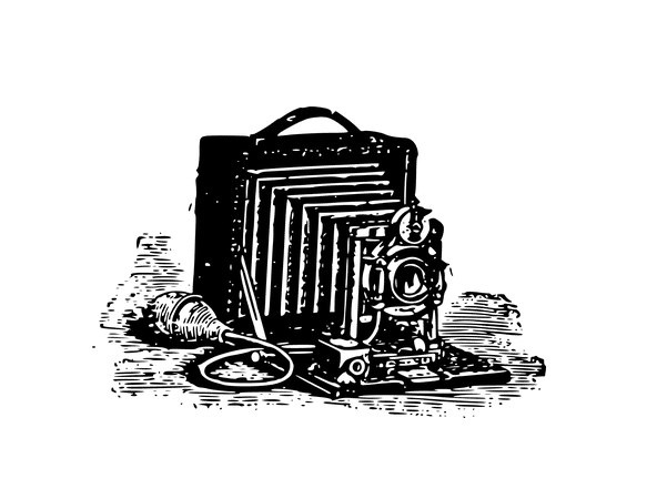 Illustration: an old camera