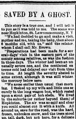 new-mexican-newspaper-1025-1893-ghost-story Savced by a Ghost, New Mexican newspaper article 25 October 1893