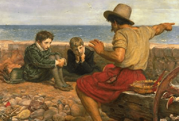 Painting: The Boyhood of Raleigh, by John Everett Millais, 1871. Credit: Wikimedia Commons.