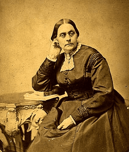 photo-0313-2014-susan-b.-anthony photo of women's rights advocate Susan B. Anthony at age 50