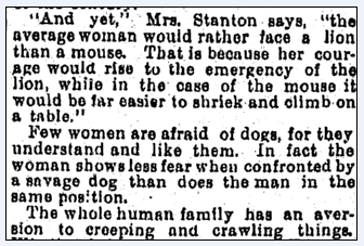 san-francisco-chronicle-newspaper-0624-1894-mary-stanton-quote article about Mary Stanton, San Francisco Chronicle newspaper article 24 June 1894