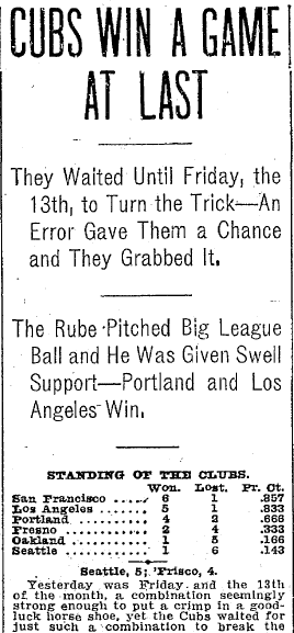 seattle-daily-times-newspaper-0414-1906-friday-the-13th article about Friday the 13th, Seattle Daily Times newspaper article 14 April 1906