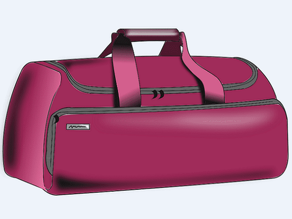 Illustration: a travel bag