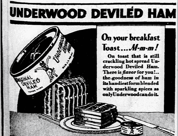 Photo: ad for deviled ham