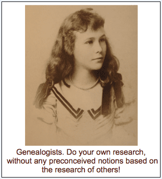 photo-1028-2014-genealogists-preconceived-notions genealogy comment: "Genealogists: do your own research, without any preconceived notions based on the research of others!"