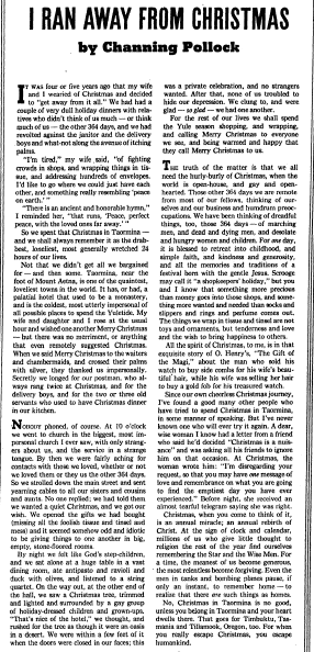 boston-herald-newspaper-1221-1941-christmas-channing-pollock I Ran Away from Christmas, by Channing Pollock, Boston Herald newspaper article 21 December 1941