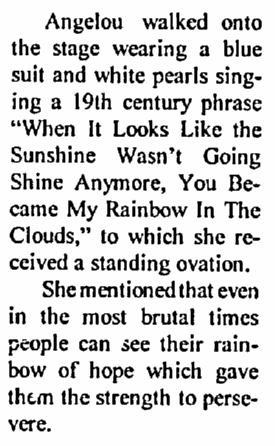 sojourner-herald-newspaper-0501-1998-maya-angelou article about Maya Angelou, Sojourner-Herald newspaper article 1 May 1998