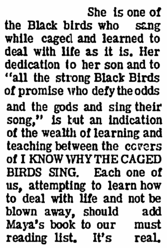 soul-city-times-newspaper-1008-1970-maya-angelou article about Maya Angelou, Soul City Times newspaper article 8 October 1970