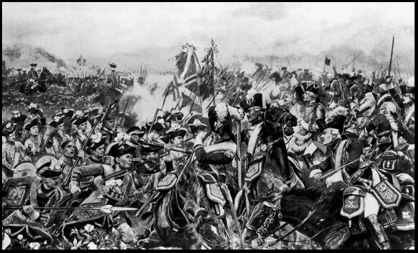 illustration-0310-2015-battle-of-minden Painting: Battle of Minden, 1759, by Richard Caton Woodville (1825-1855)