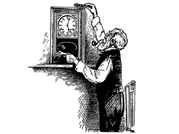 Illustration: an old man