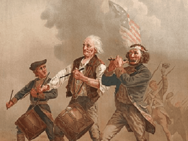 Painting: “Yankee Doodle,” aka “The Spirit of ’76,” by Archibald Willard. Credit: Wikimedia Commons.
