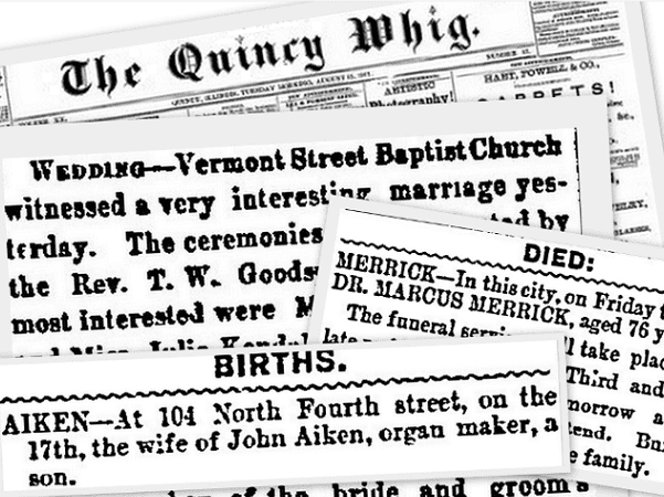 Photo: newspaper articles