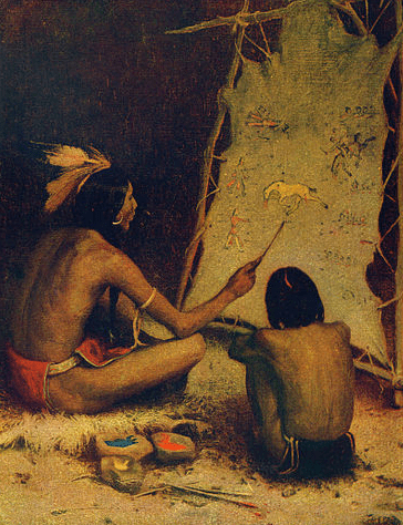 Painting: “The Historian” by E. Irving Couse