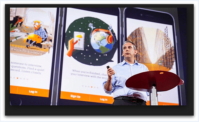 photo of Dave Isay from the website TED talks