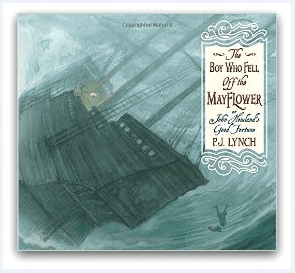 Photo: cover of the book “The Boy Who Fell off the Mayflower”