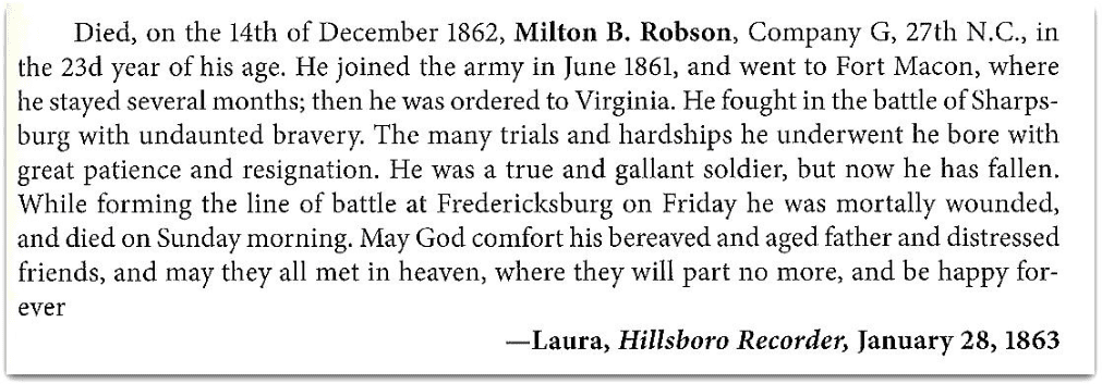 obituary for Milton Robson