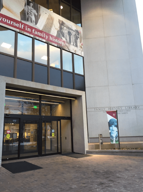 Photo: The Family History Library, Salt Lake City, Utah