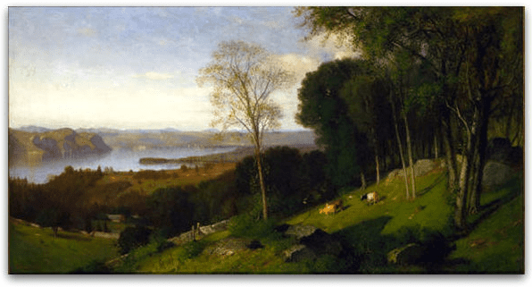 Illustration: “Looking North from Ossining” (1867), painting by Samuel Colman (1832-1920)
