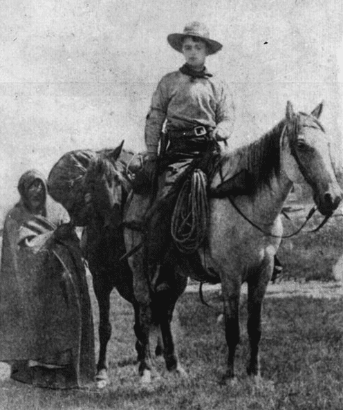 Photo: Frank E. Webner, Pony Express rider, c. 1861