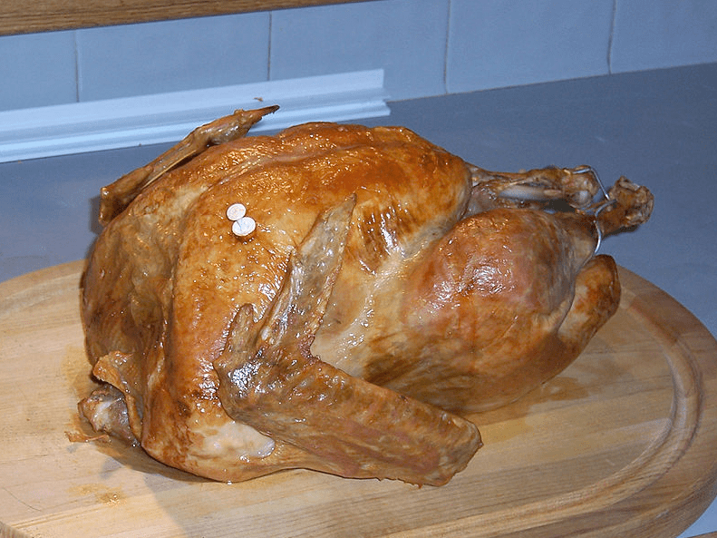 Photo: a roasted turkey