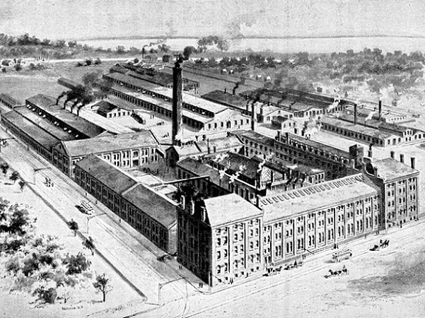 Illustration: Yale & Towne Manufacturing Co, 1897. Credit: Henry Roland; Wikimedia Commons.