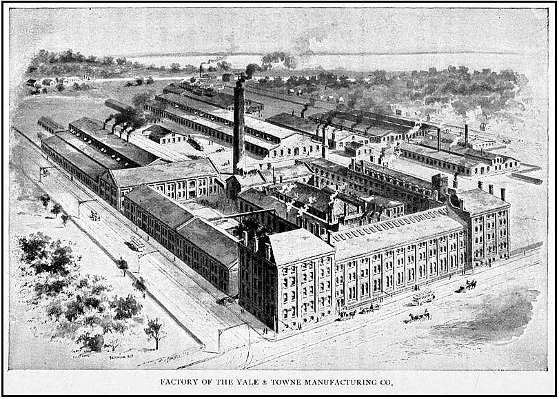 Illustration: Yale & Towne Manufacturing Co, 1897