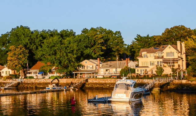 Photo: Mamaroneck, Westchester County, New York, as it looks today