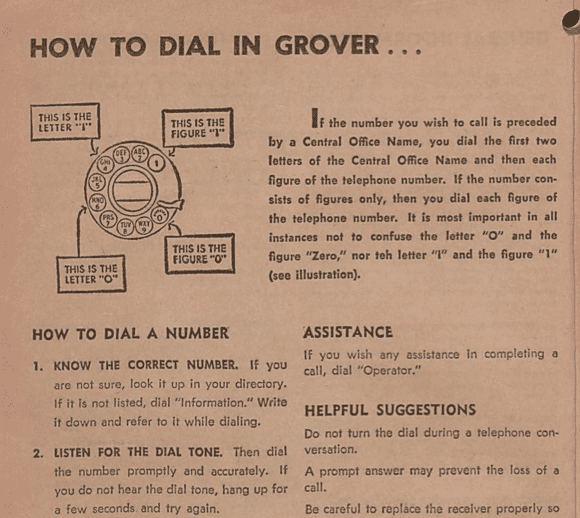 Photo: 1959 Kings Mountain telephone directory