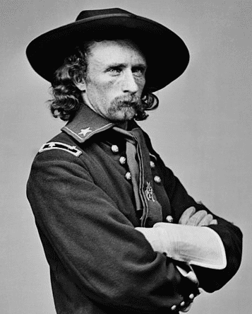 Photo: Brevet Major General George Armstrong Custer in field uniform, 23 May 1865
