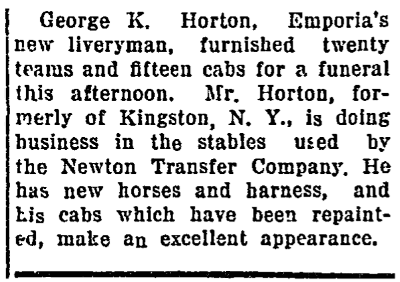 An article about George Horton, Emporia Gazette newspaper article 6 May 1915