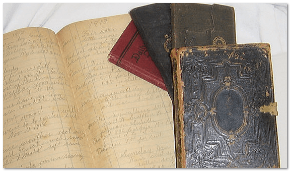 Photo: Ransom Smith’s Bible and journals