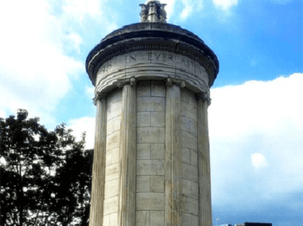 Photo: the WWI monument in Stamford, Connecticut