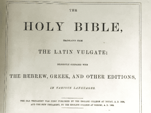 Photo: the Mallon-Card family Bible