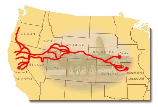 Map: California Trail