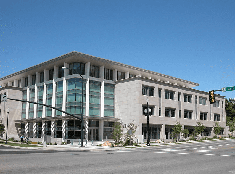 Photo: LDS Church History Library in Salt Lake City, Utah
