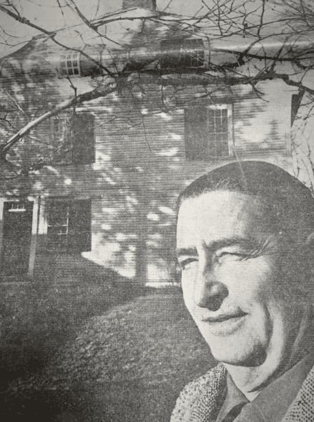 Photo: John Parker at the Porter-Phelps-Huntington house, Hadley, Massachusetts, 1959
