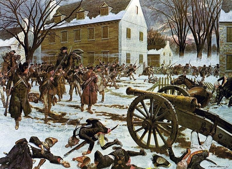 Illustration: “Battle of Trenton” by Hugh Charles McBarron Jr.