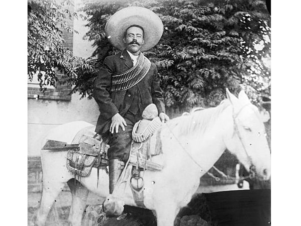 Photo: Doroteo Arango Arámbula, better known as Francisco or "Pancho" Villa, a Mexican Revolutionary general, between 1908 and 1919. Credit: Library of Congress, Prints and Photographs Division.