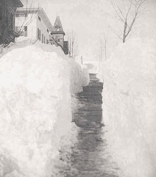 Photo: Grand Street, New Britain, Connecticut, 13 March 1888