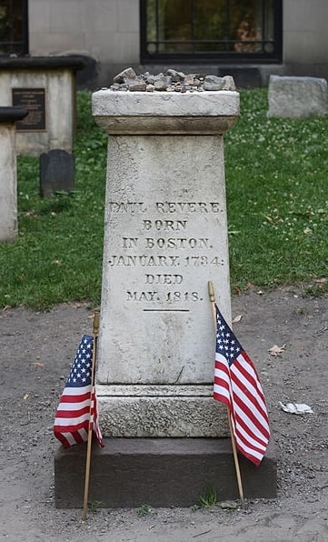 Photo: Paul Revere Memorial, Granary Burying Ground, Boston, Massachusetts
