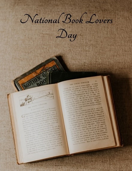 Photo: a poster for National Book Lovers Day