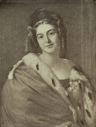 Illustration: a portrait of Caroline Story White, wife of Daniel Fletcher Webster, painted by Francis Alexander. Credit: Getty Research Institute; Internet Archive Book Images; Wikimedia Commons.