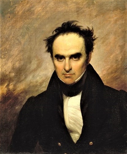 Illustration: portrait of Daniel Webster by Francis Alexander, 1834