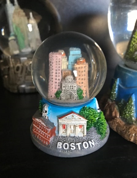 Photo: Boston snow globe. Credit: Gena Philibert-Ortega.