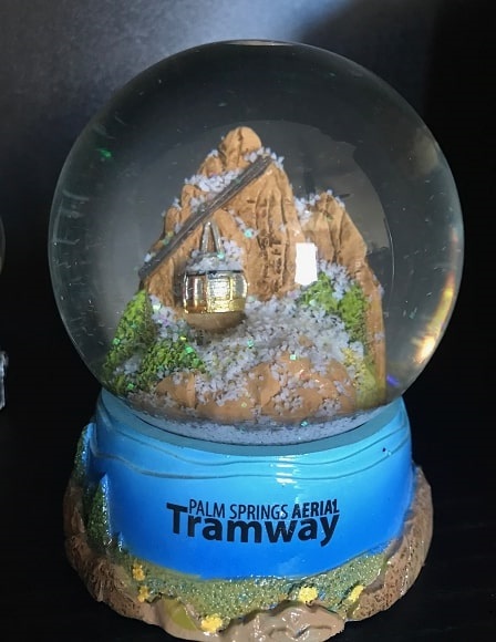 Photo: Palm Springs Aerial Tramway snow globe. Credit: Gena Philibert-Ortega.