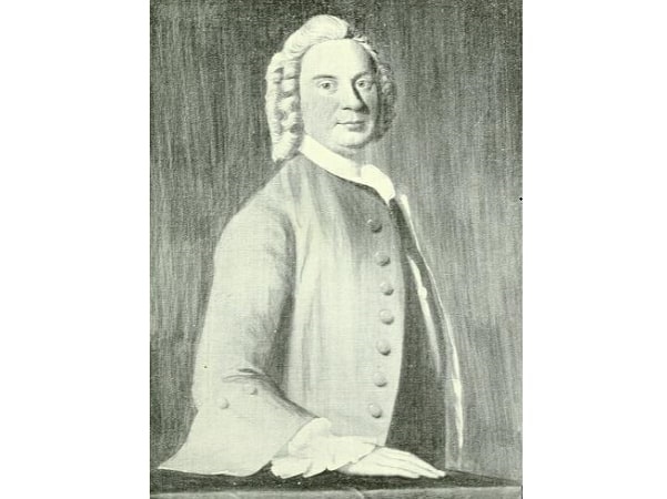 Illustration: John Rowe (1715-1787). Massachusetts General Court, House of Representatives, Committee on History of the Emblem of the Codfish: "A History of the Emblem of the Codfish in the Hall of the House of Representatives," Volume 2, page 14. Credit: Wikimedia Commons.