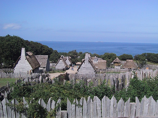 Photo: Plimoth Plantation living museum, Plymouth, Massachusetts. Credit: Nancy; Wikimedia Commons.