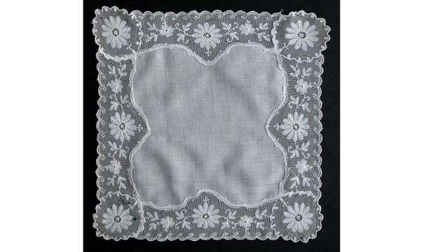 Photo: lace handkerchief. Credit: Goldi64; Wikimedia Commons.