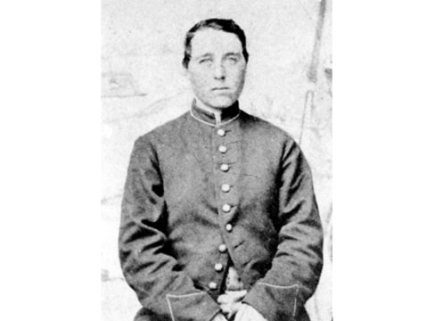 Photo: Civil War soldier Albert Cashier. Credit: Abraham Lincoln Presidential Library and Museum; Wikimedia Commons.